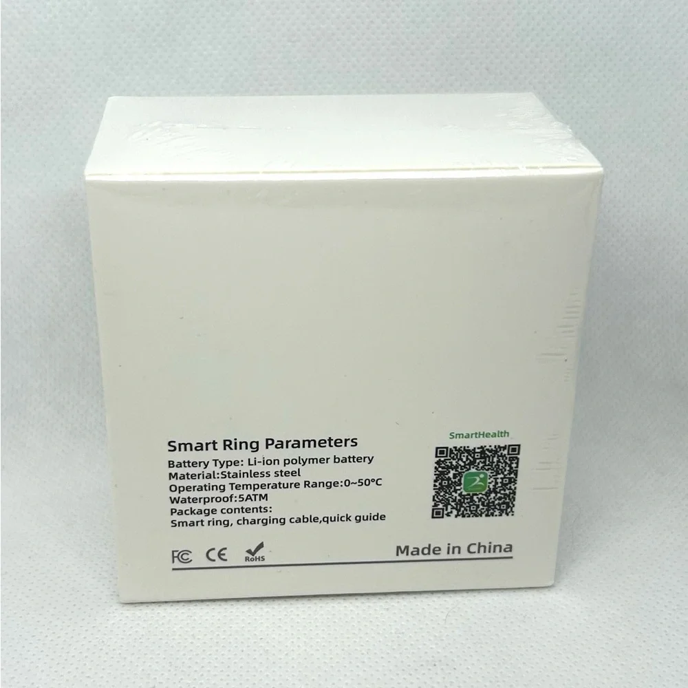 This is a Brand New Smart Ring; Still has Factory Seal. Silver Ring, Size 10